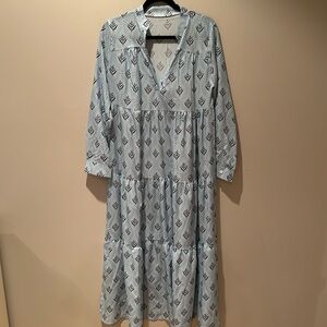 Women’s tiered boho dress size M